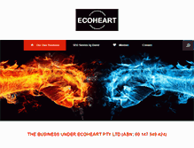 Tablet Screenshot of ecoheart.com.au